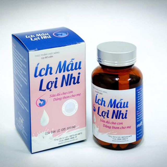 Ích Mẫu Lợi Nhi tăng chất lượng sữa mẹ