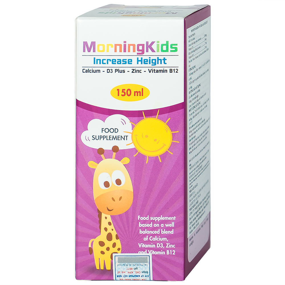 Siro Tăng Chiều Cao Cho Trẻ Morningkids Increase Height 150 ml 1