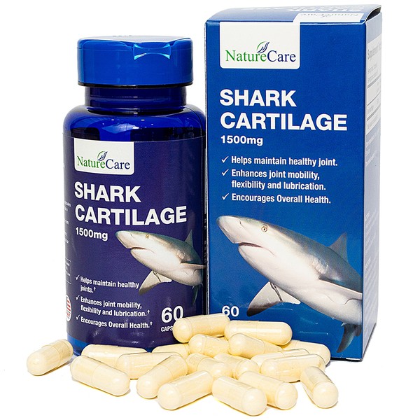 Viên uống tăng cường sức khỏe khớp Shark Cartilage Nature Care 60 viên