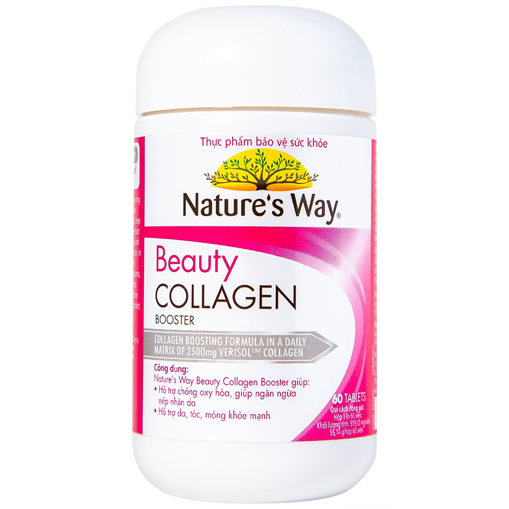 Viên uống Nature's Way Beauty Collagen Booster 60 viên hỗ trợ da, móng, tóc khỏe mạnh 1