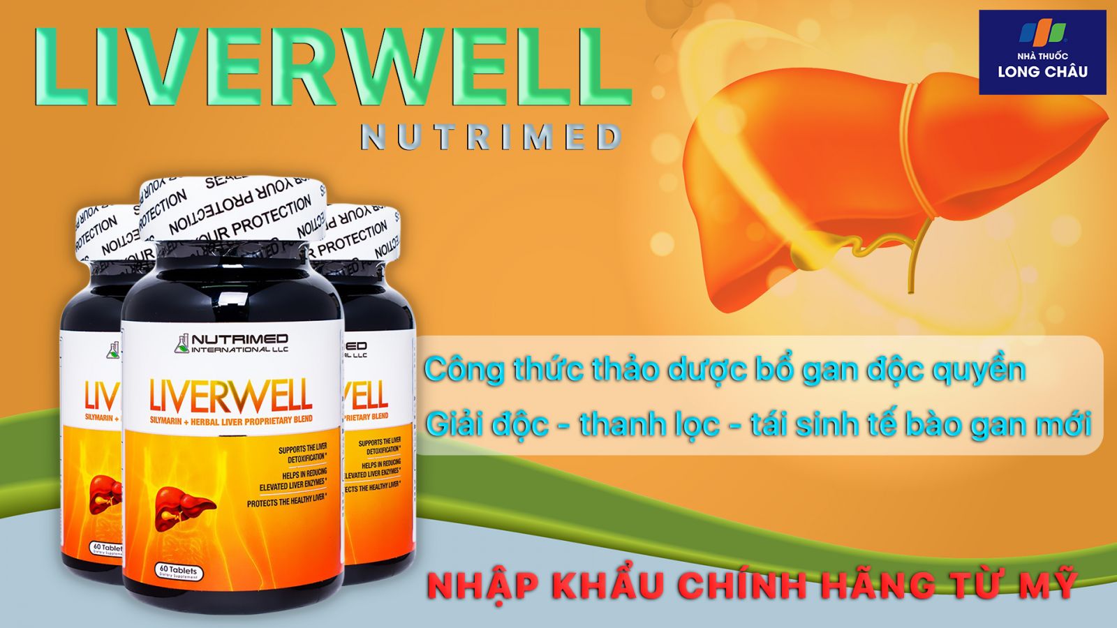Viên uống bổ gan Liverwell Nutrimed 60 viên 2