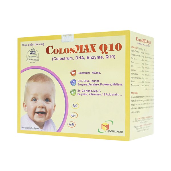 Cốm bổ sung dinh dưỡng cho trẻ ColosMax Q10