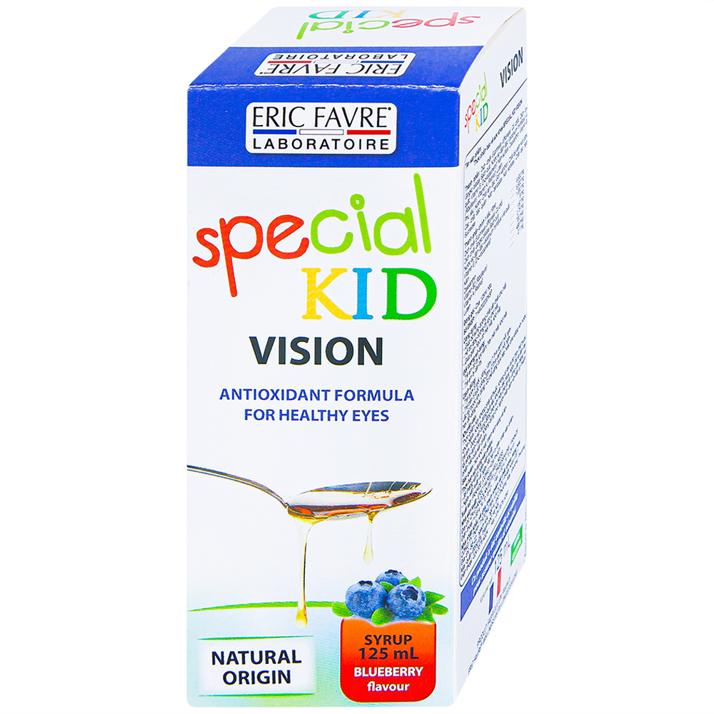 Siro bổ mắt cho bé Special Kid Vision Eric Favre 125ml 1