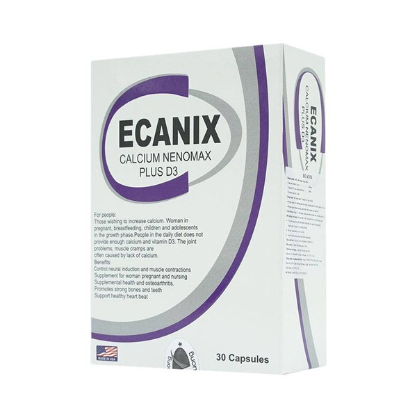 Ecanix là thực phẩm giúphỗ trợ phòng ngừa còi xương